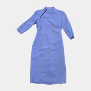 Ralph Lauren Purple Label Lilac Qipao Dress Sz 0 Long Evening Elegant Cheongsam